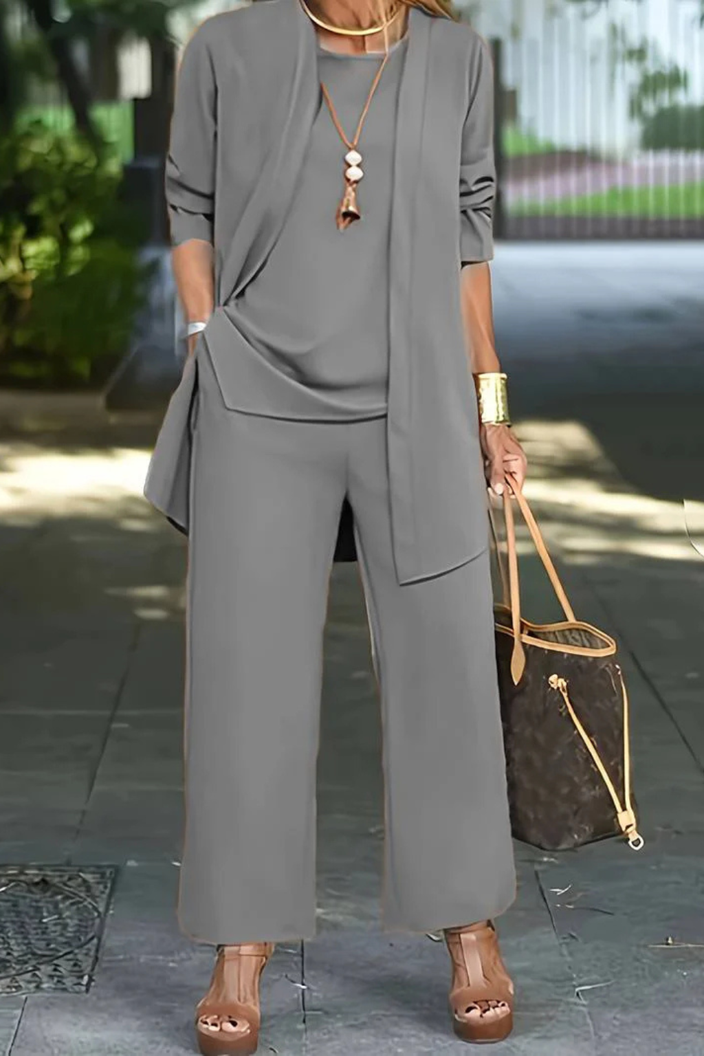 Women's Elegant Three-Piece Set – Formal Occasion Style