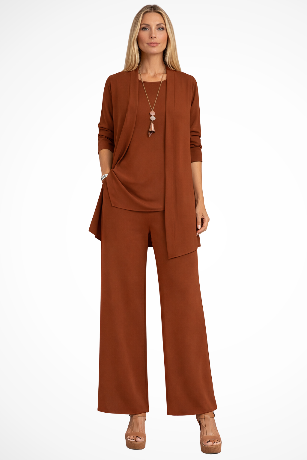 Women's Elegant Three-Piece Set – Formal Occasion Style