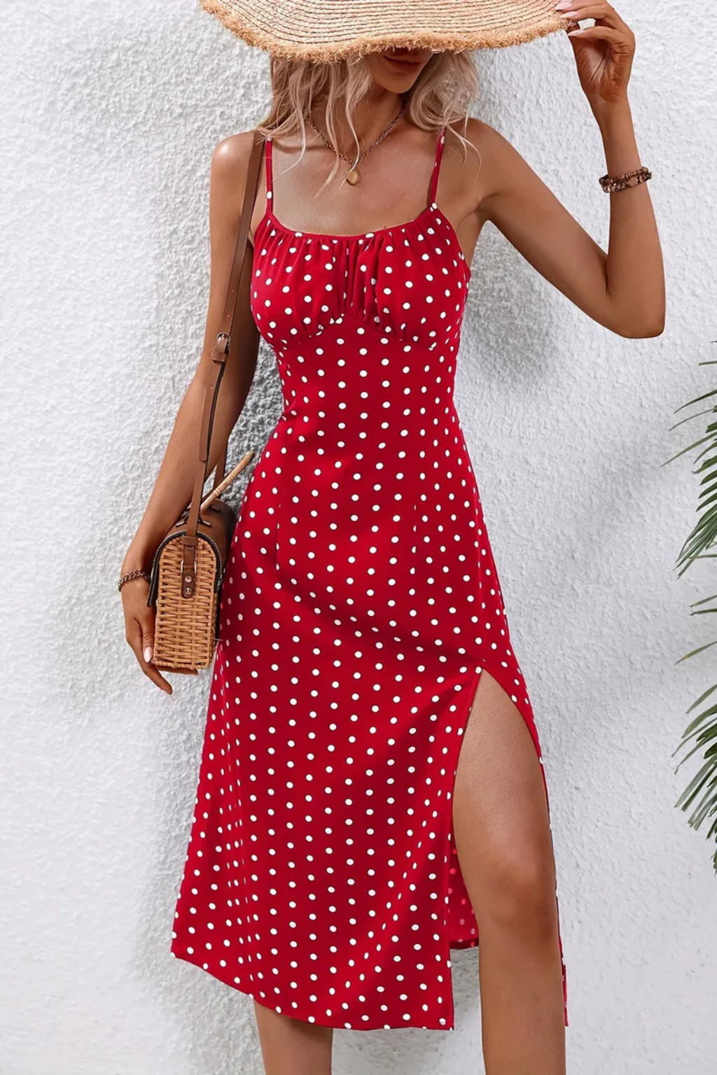 Women's Floral Boho Midi Dress – Sleeveless Summer Style