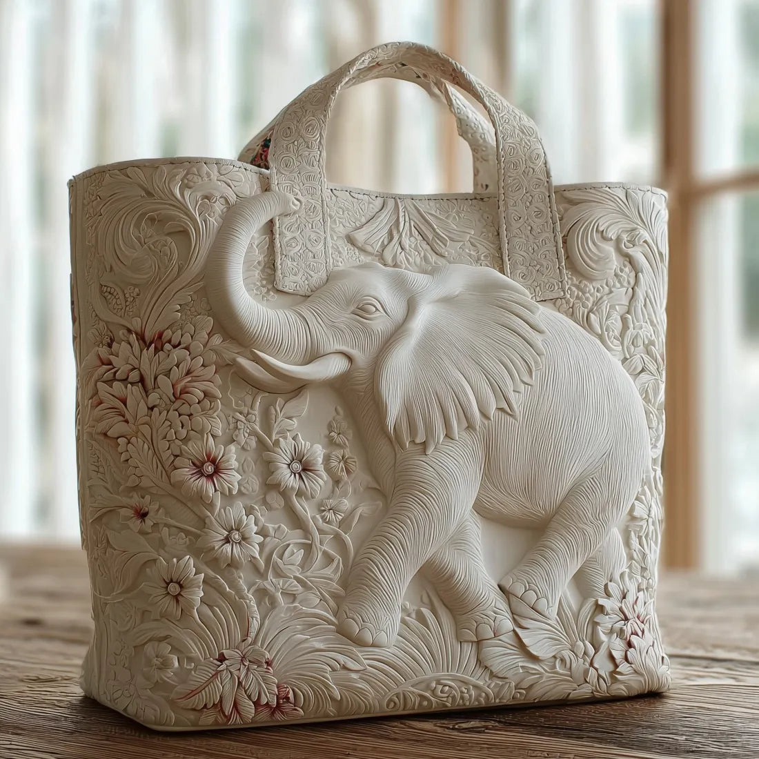 Elephant Quilted Bag – Artistic Everyday Statement Accessory