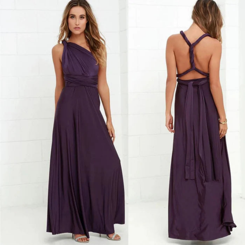 Women's Adjustable Strap Maxi Dress – Lightweight Elegant Summer Style