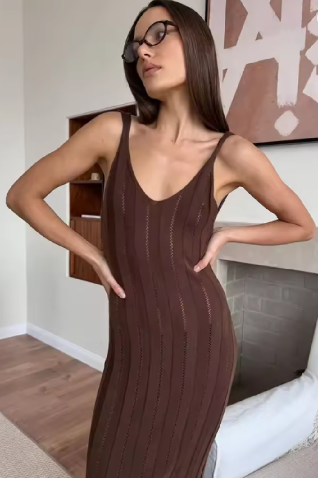 Women's Sleeveless Knit Maxi Dress – Summer Wedding Guest Style