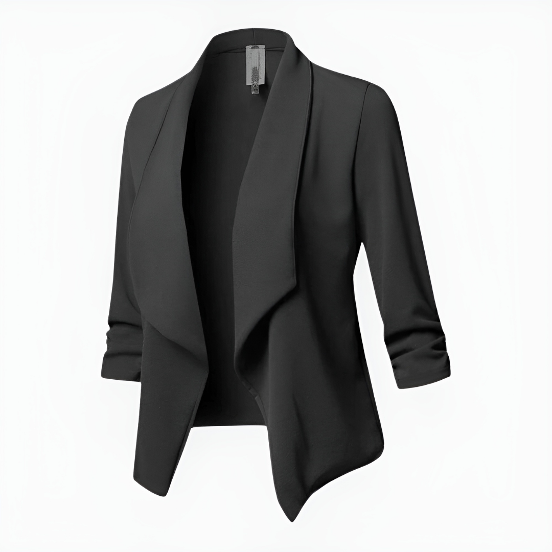 Women's Open Front Office Blazer – Casual Tailored Style