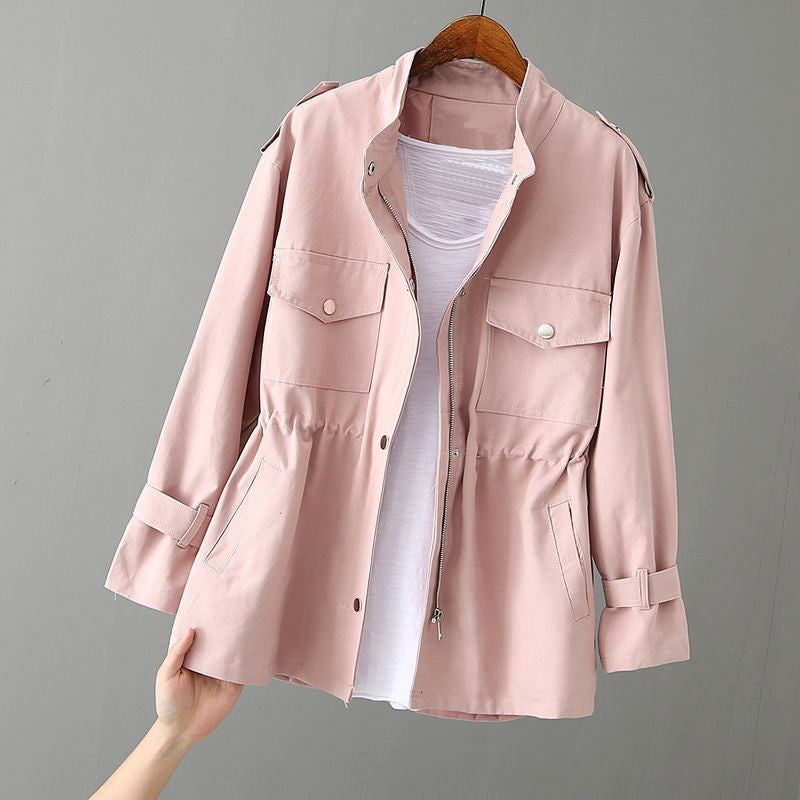 Women's Utility Jacket with Zipper – Chic Everyday Outerwear Style