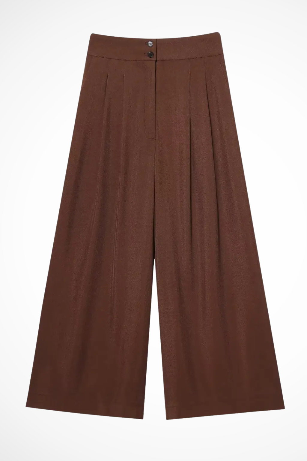 Women's Belted Wrap Top and Wide Leg Linen Trousers Set – Elegant Style