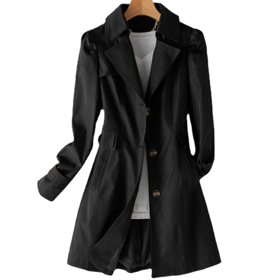 Women's Classic Double-Breasted Trench Coat – Timeless Outerwear Style