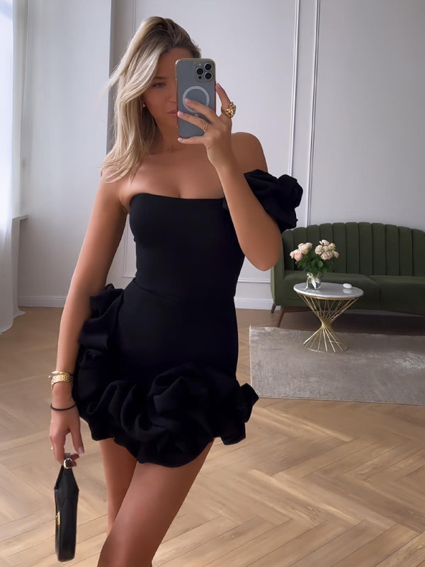 Women's Dreamy Romance Layered Mini Dress