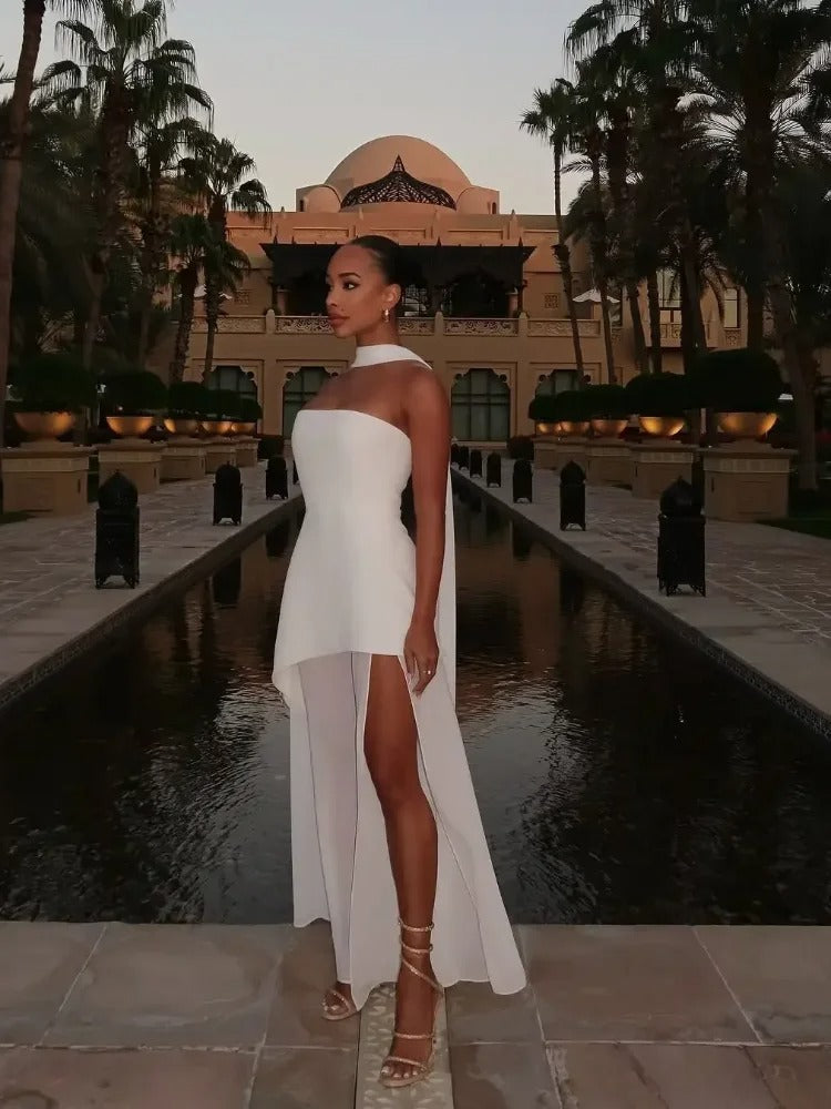 Women's Enchanted Motion High-Slit Maxi Dress