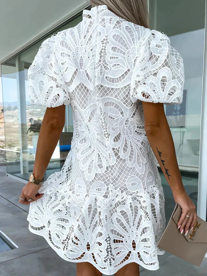 Women's Celestial Harmony Lace Mini Dress