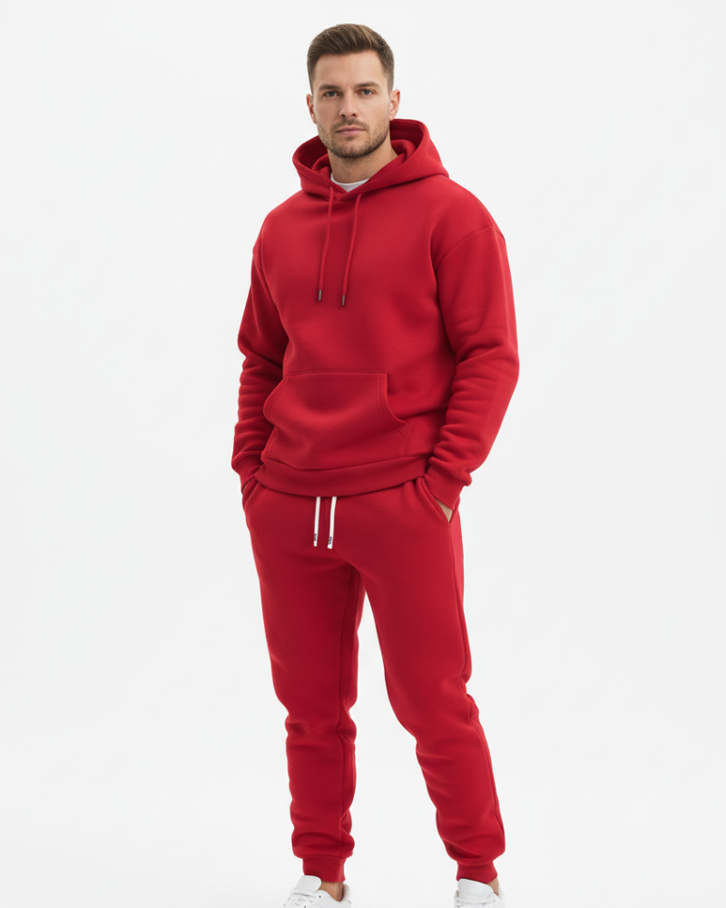 Men's Hoodie and Jogging Set – Breathable Regular Fit Casual Sport Style
