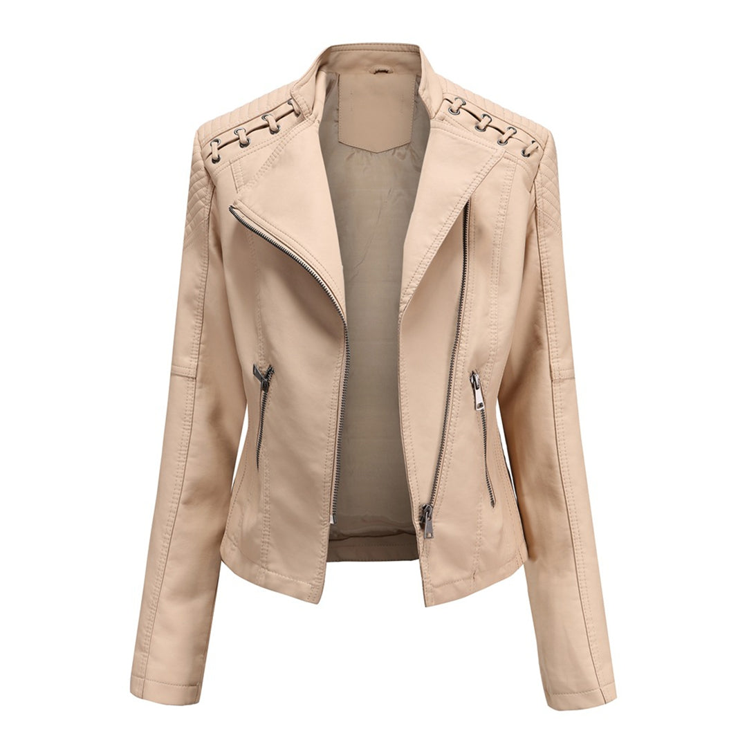 Women's Zipper Front Jacket – Trendy Everyday Outerwear Style