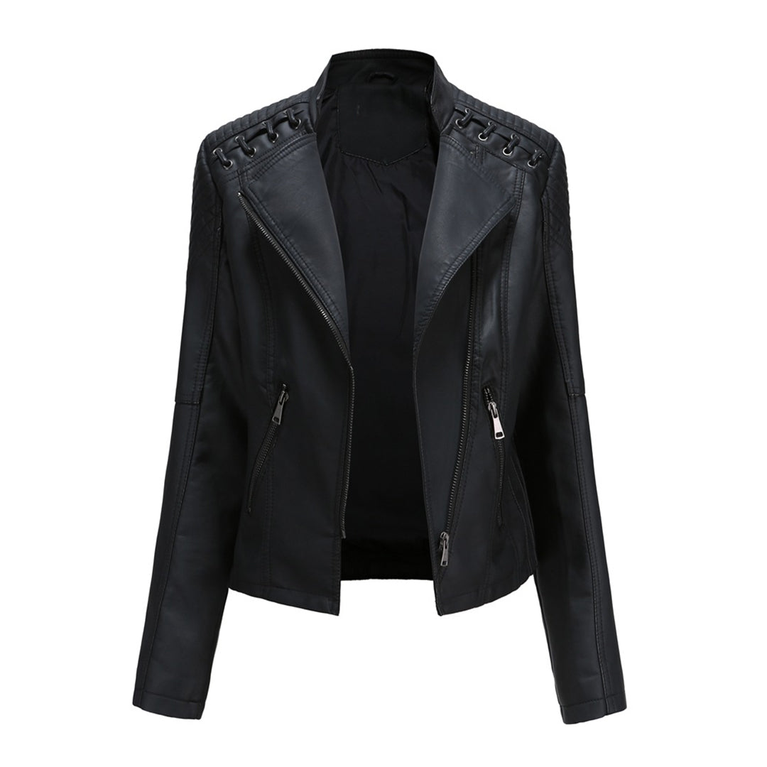 Women's Zipper Front Jacket – Trendy Everyday Outerwear Style