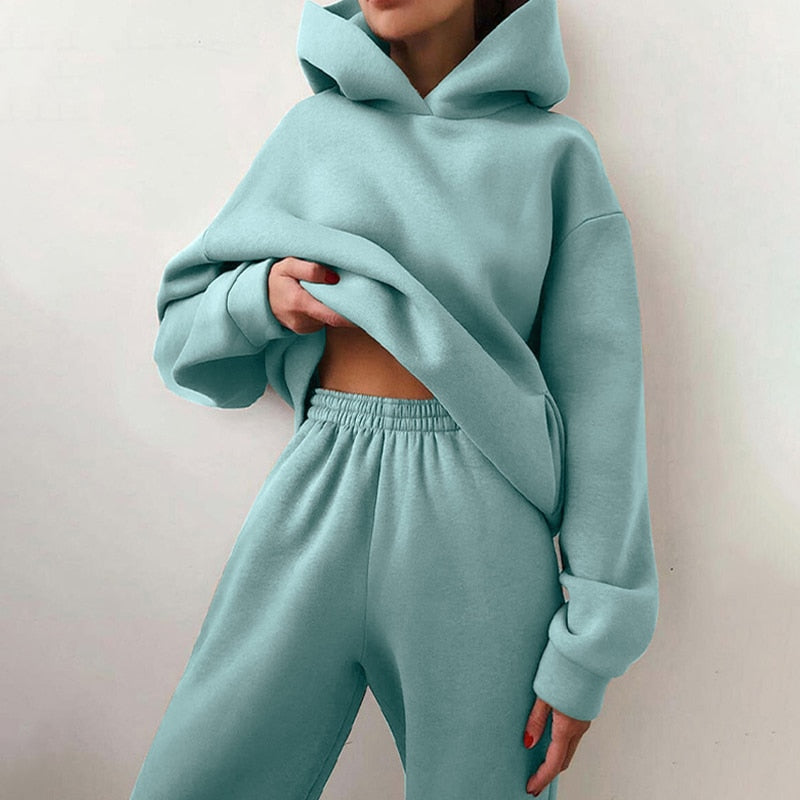 Women's Oversized Jogging Set – Comfortable Trendy Lounge Style