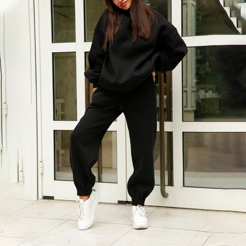 Women's Oversized Jogging Set – Comfortable Trendy Lounge Style