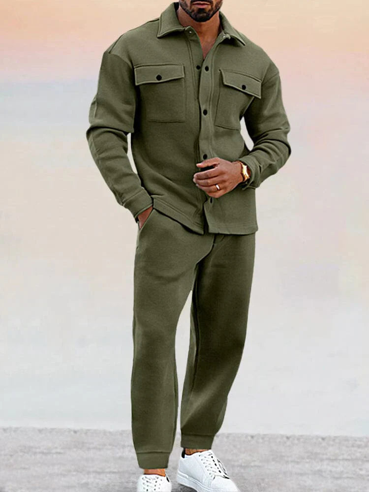 Men's Classic Blazer and Pants Set – Tailored Formal Occasion Style