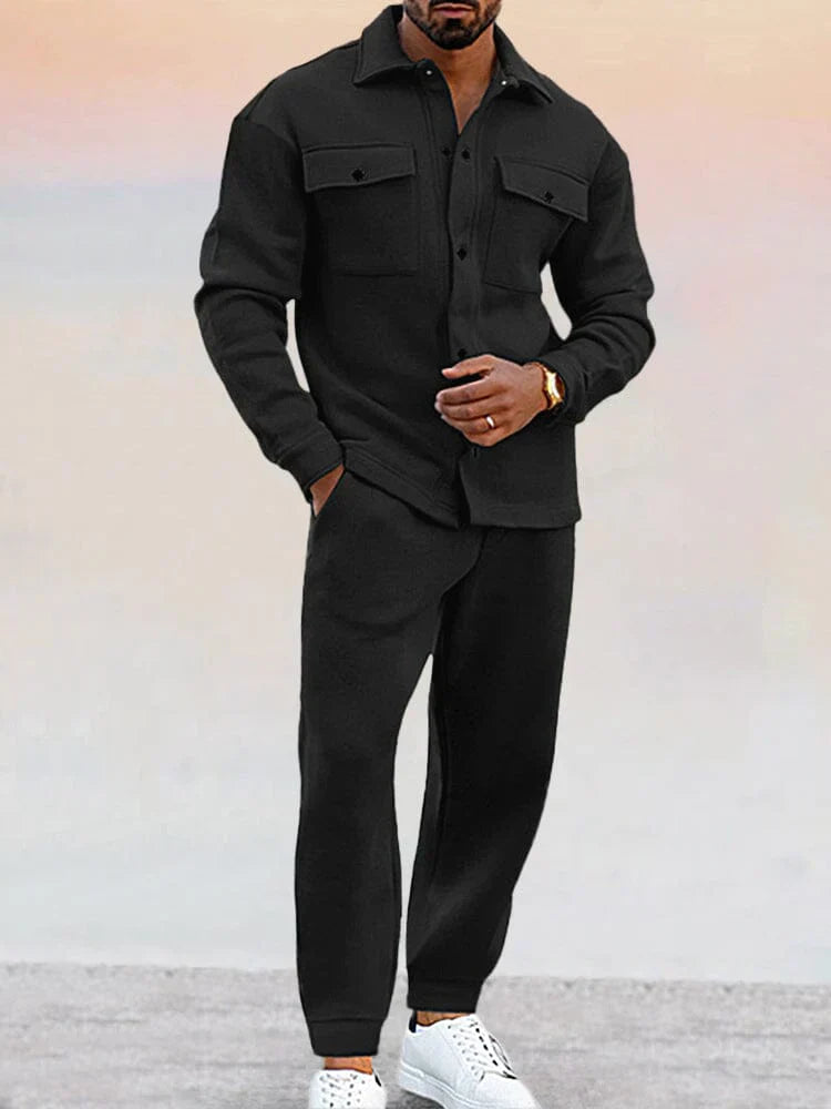 Men's Classic Blazer and Pants Set – Tailored Formal Occasion Style