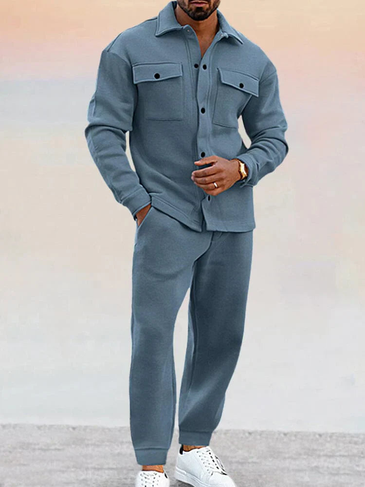 Men's Classic Blazer and Pants Set – Tailored Formal Occasion Style