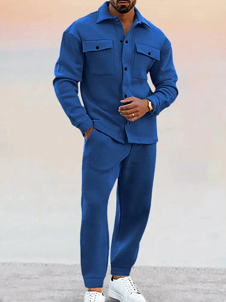 Men's Classic Blazer and Pants Set – Tailored Formal Occasion Style