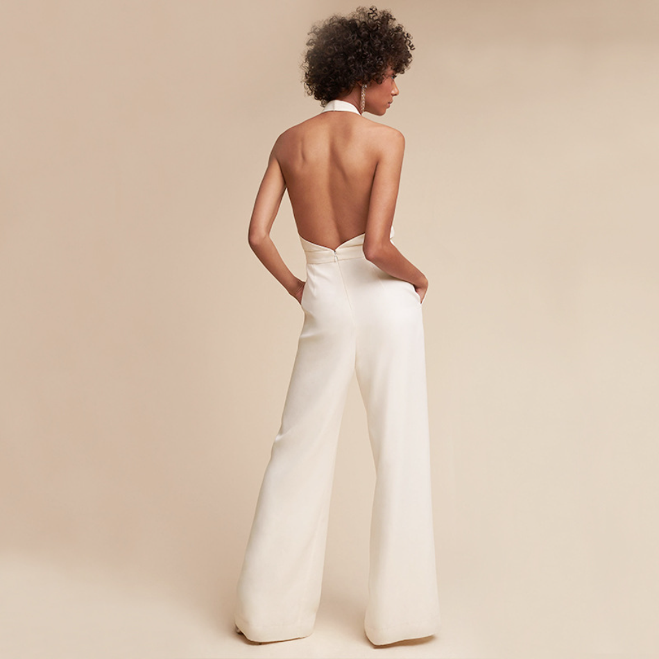 Women's Short Sleeve Jumpsuit – Wide Leg Chic Comfortable Style