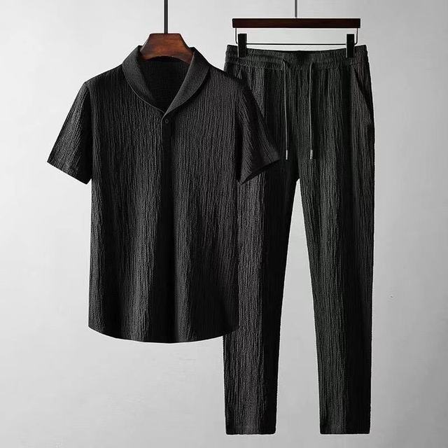 Men's Premium Linen Summer Set – Breathable Lightweight Hot Weather Style