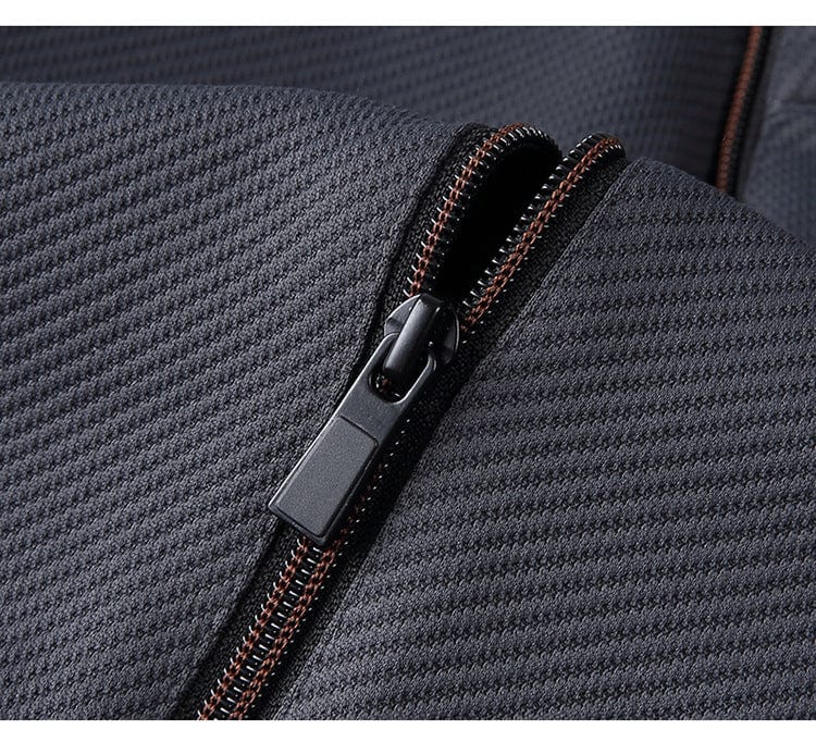 Men's Premium Zip-Up Tracksuit Set – Tailored Pants Breathable Modern Style