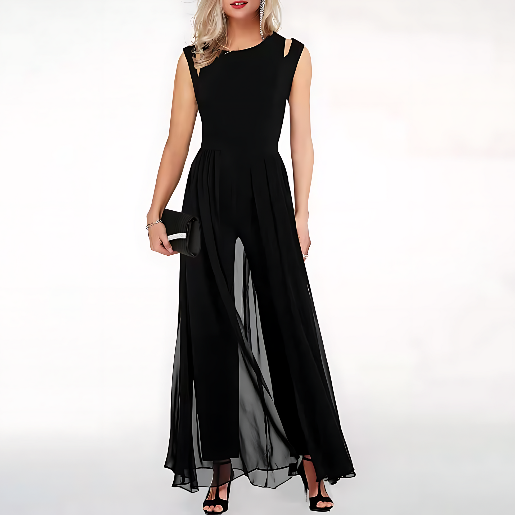 Women's Cotton Jumpsuit – Soft Elegant Comfortable Everyday Style