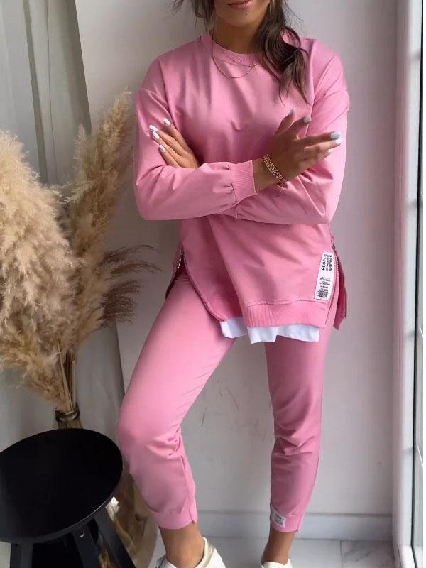 Women's Long Sleeve Tracksuit Set – Comfortable Fitted Everyday Style